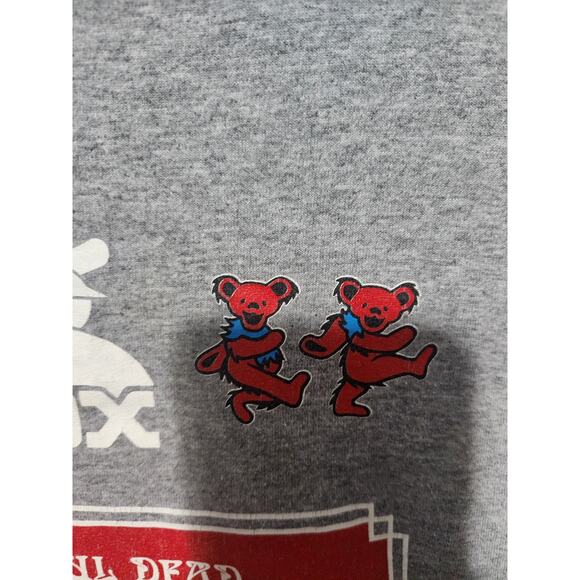 Rare Grateful Dead Tribute Night T Shirt Mens Size Med Grey Chicago Farewell - Picture 11 of 12